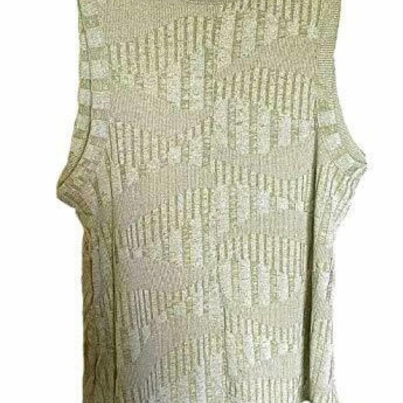 NWT Case Pack of 6 Jacquard Olive Green Sz M Tank Top - Picture 8 of 9
